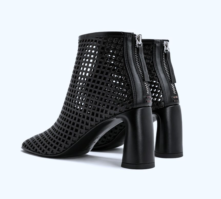 Halmanera Dotty Laser Cut Bootie
