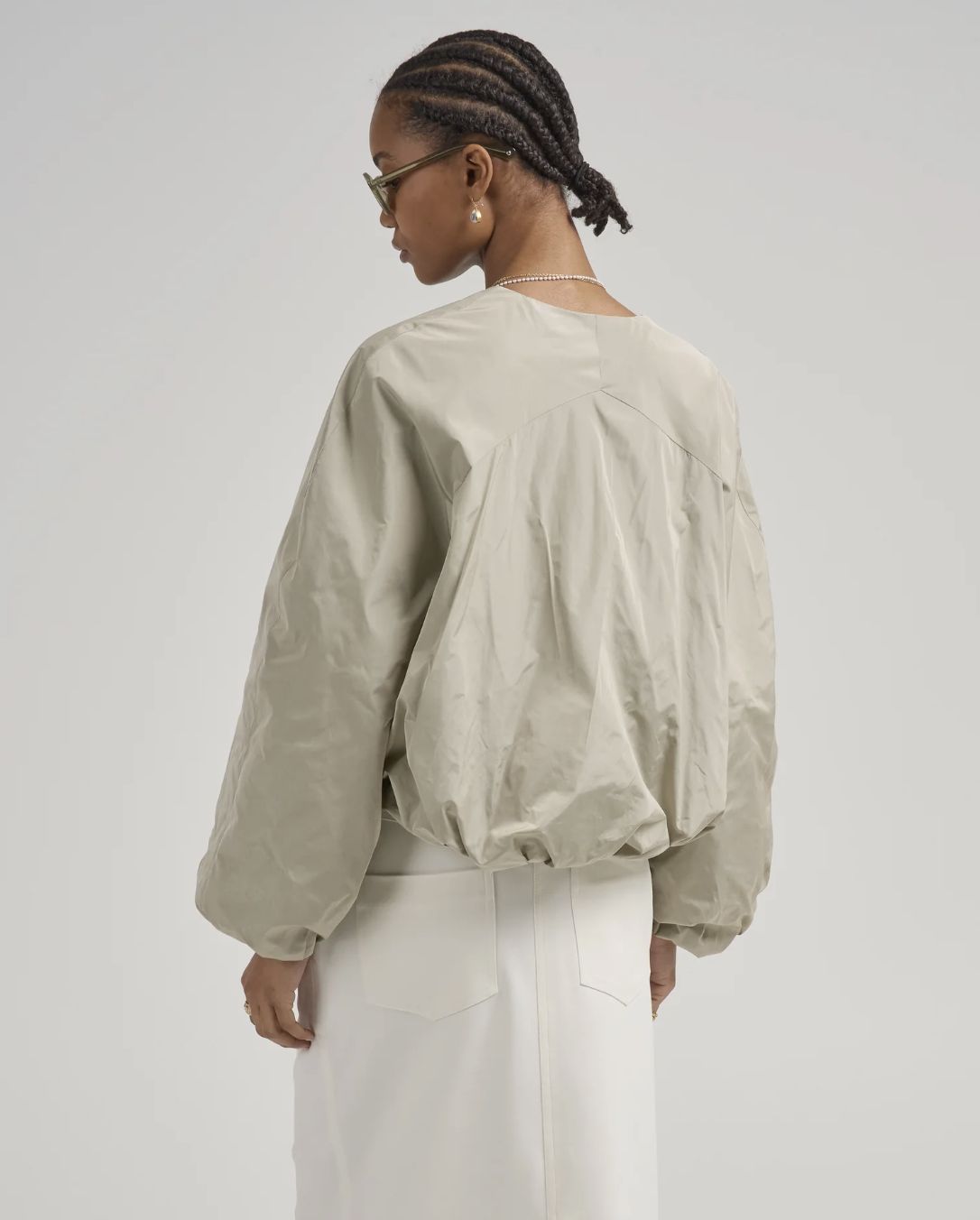 Uli Schneider Taffeta Blouson Jacket