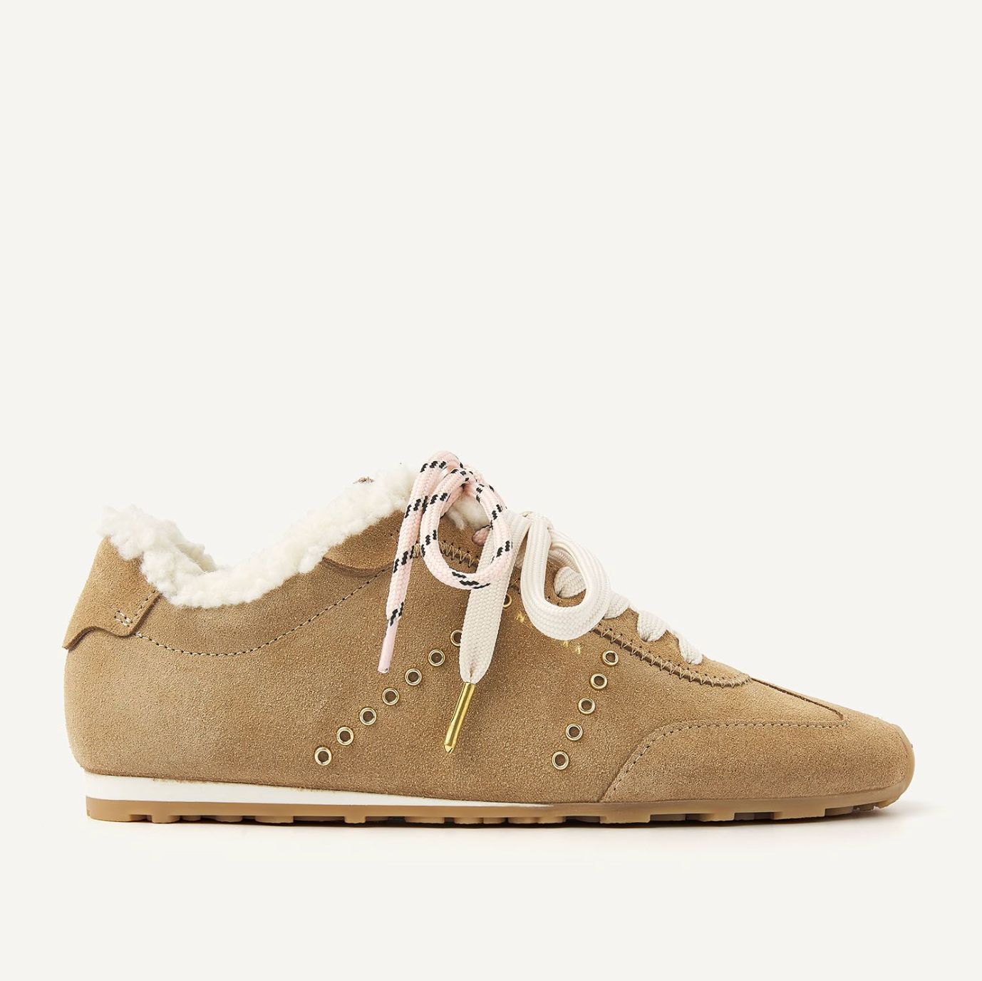 Nubikk Billy Lou Oak Suede Sneaker with Fur Lining