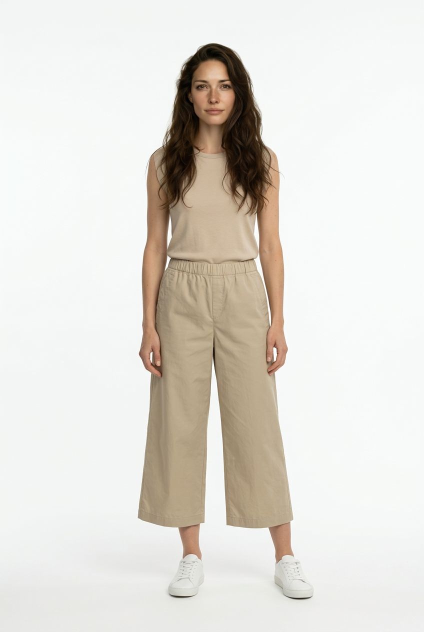 Uli Schneider Taffeta Crop Flare Pant