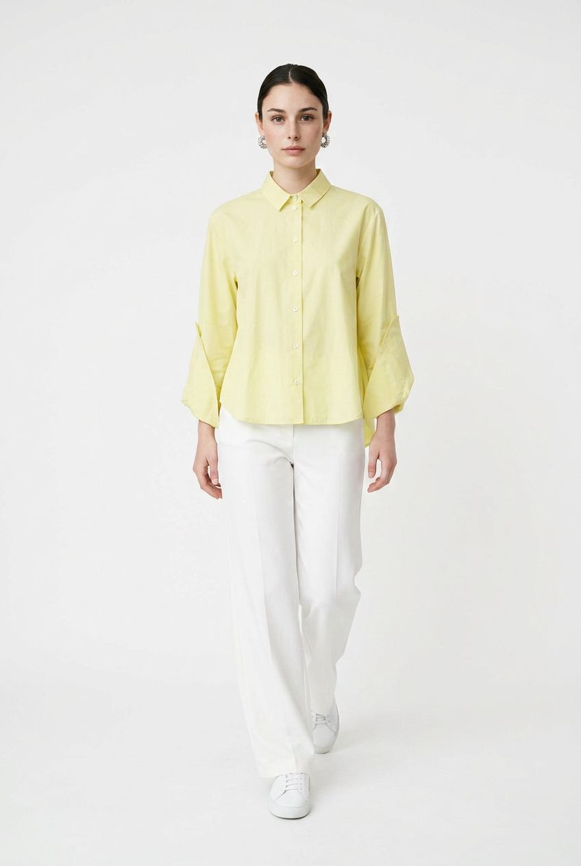 Uli Schneider Cotton Midi Blouse