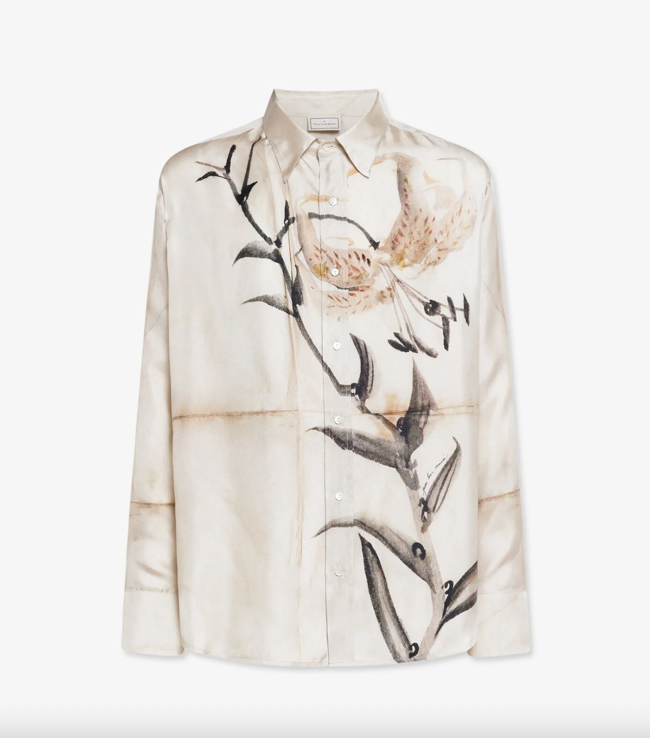 Pierre-Louis Mascia Beige Floral Print Blouse