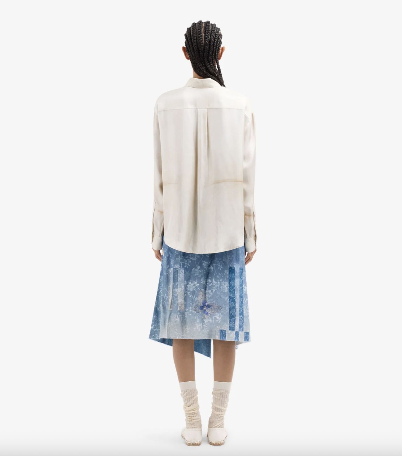 Pierre-Louis Mascia Beige Floral Print Blouse