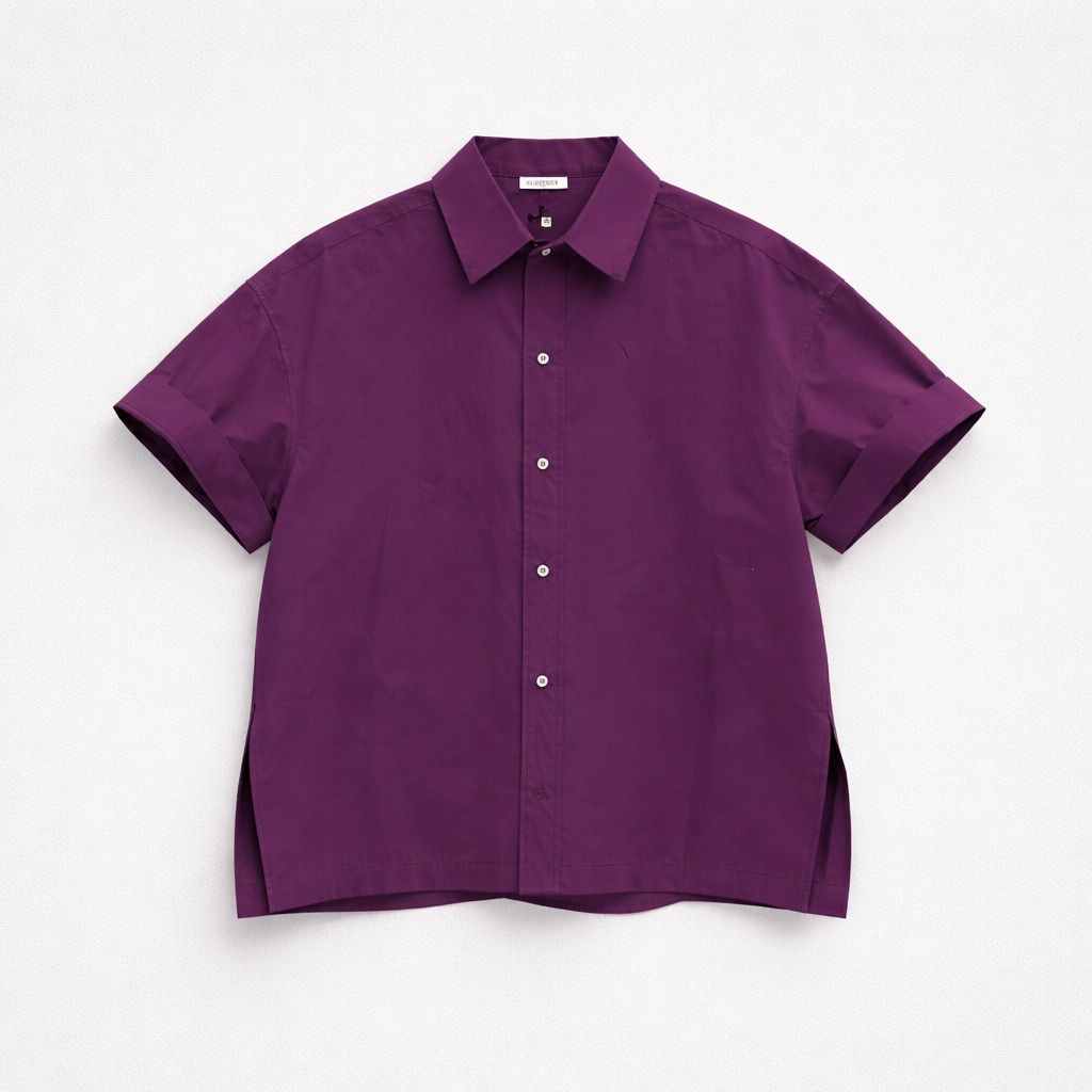 BellePiece Pio Poplin Short Sleeve Blouse