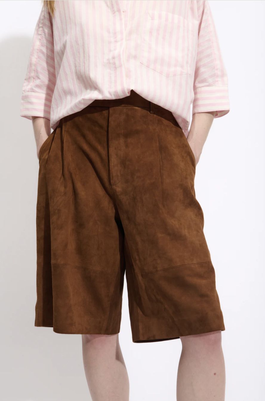 BellePiece Dante Suede Shorts