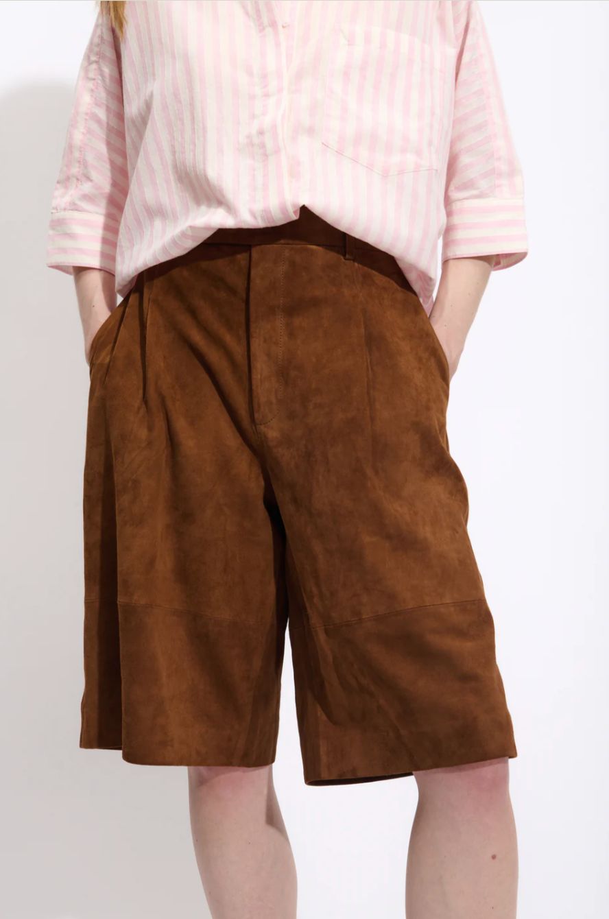 BellePiece Dante Suede Shorts