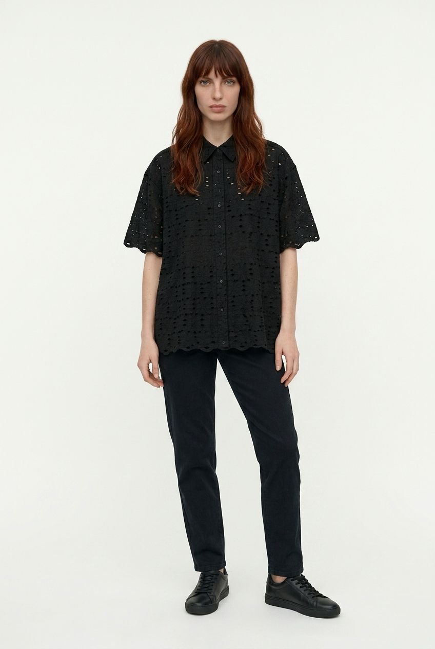 BellePiece Pio Eyelet Blouse