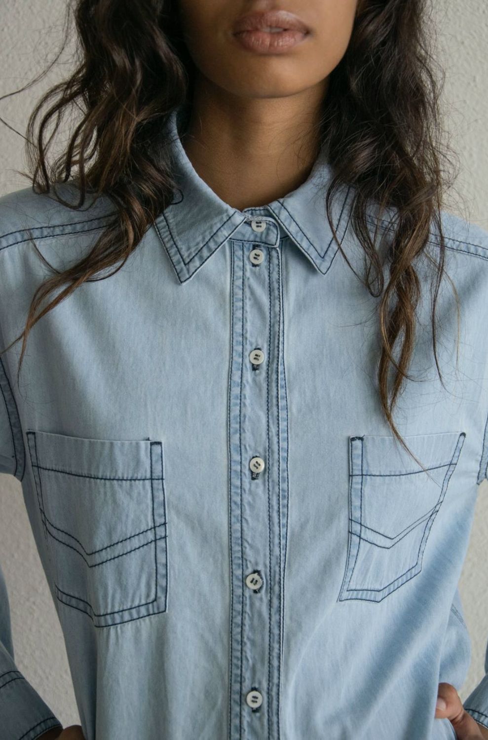 The Avant Love Light Denim Shirt