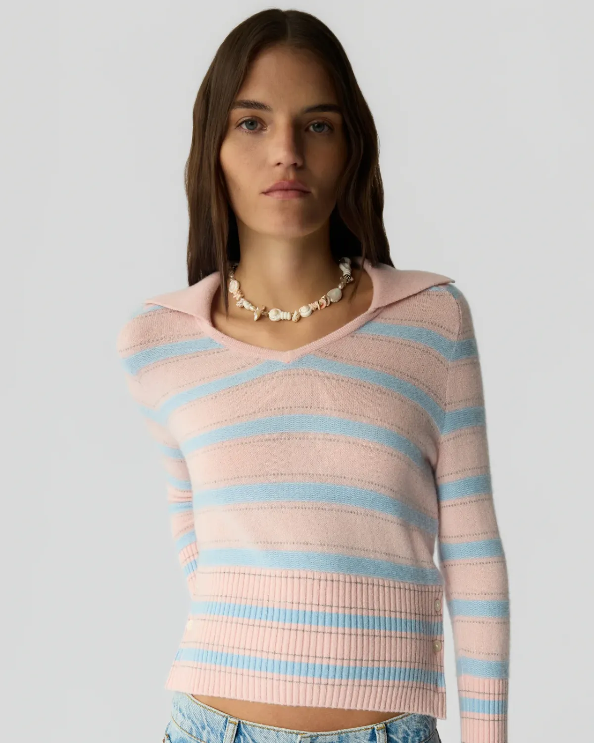 Guest In Residence Port Polo, Color: Power Pink, Size: XS