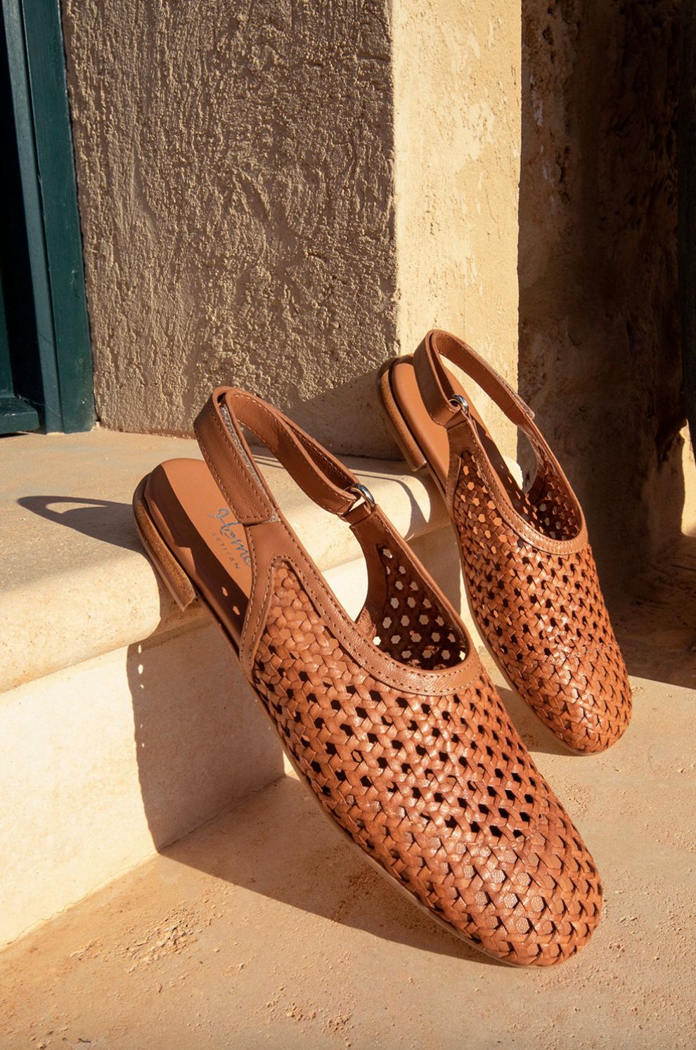 Homers Kala Woven Flat Sling Back