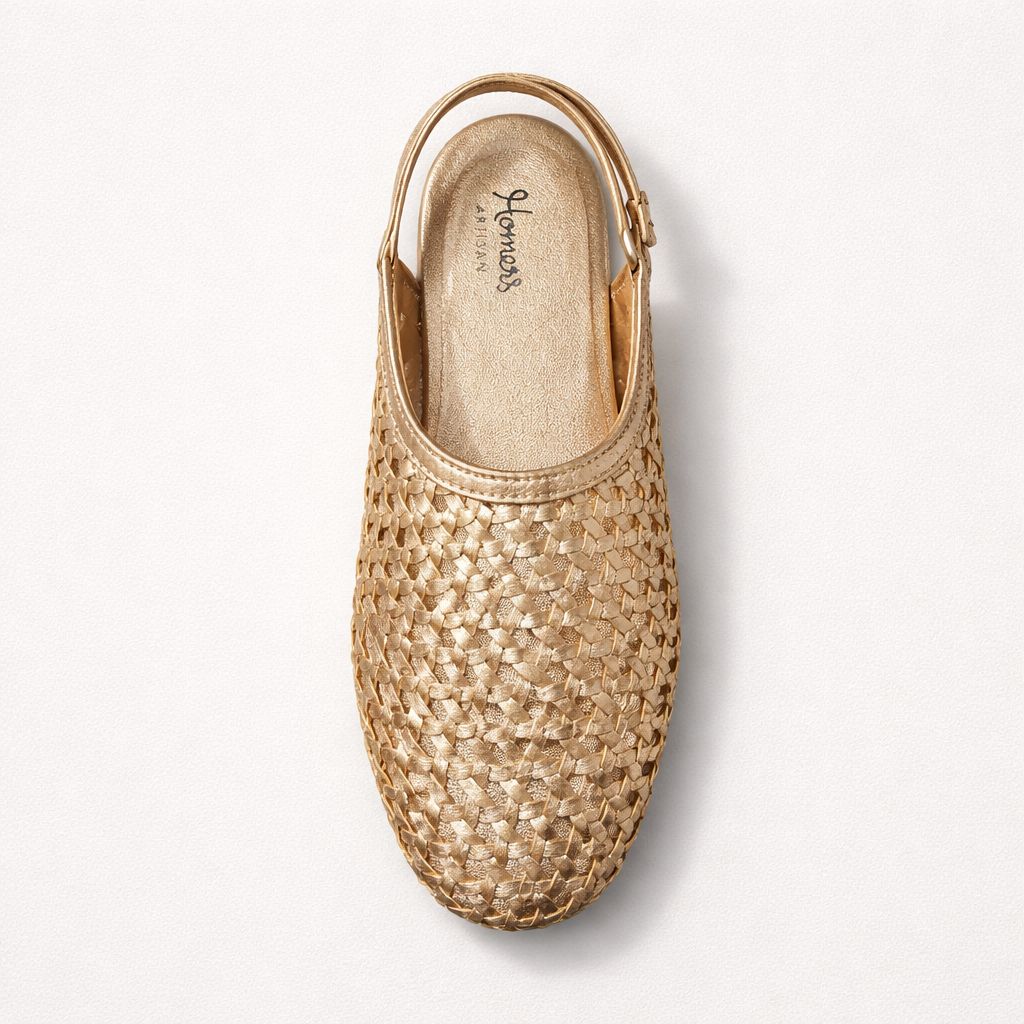 Homers Kala Woven Flat Sling Back