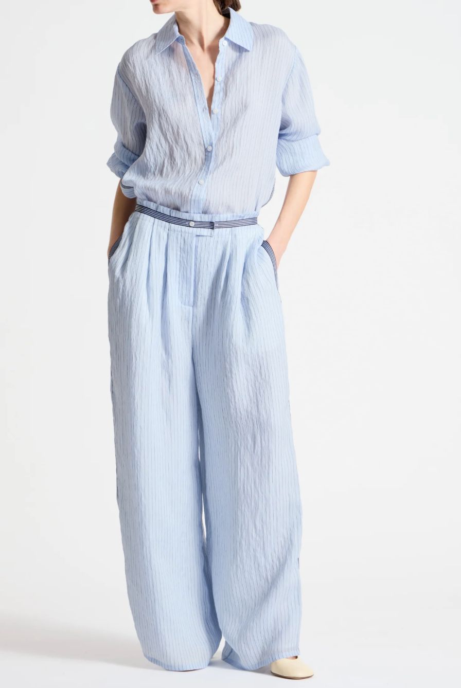 Saint Art Lanette Pinstripe Blouse