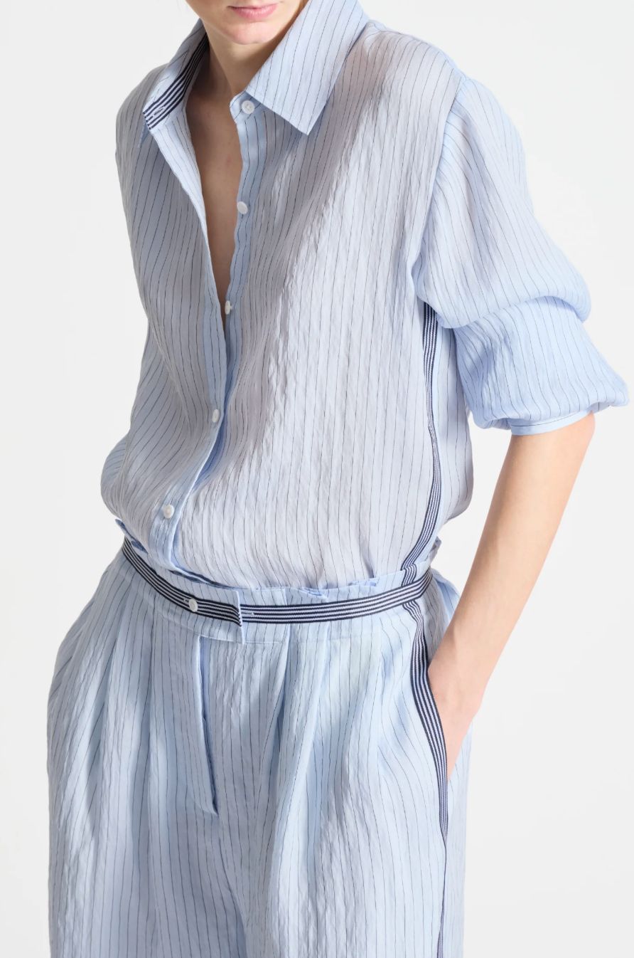 Saint Art Lanette Pinstripe Blouse