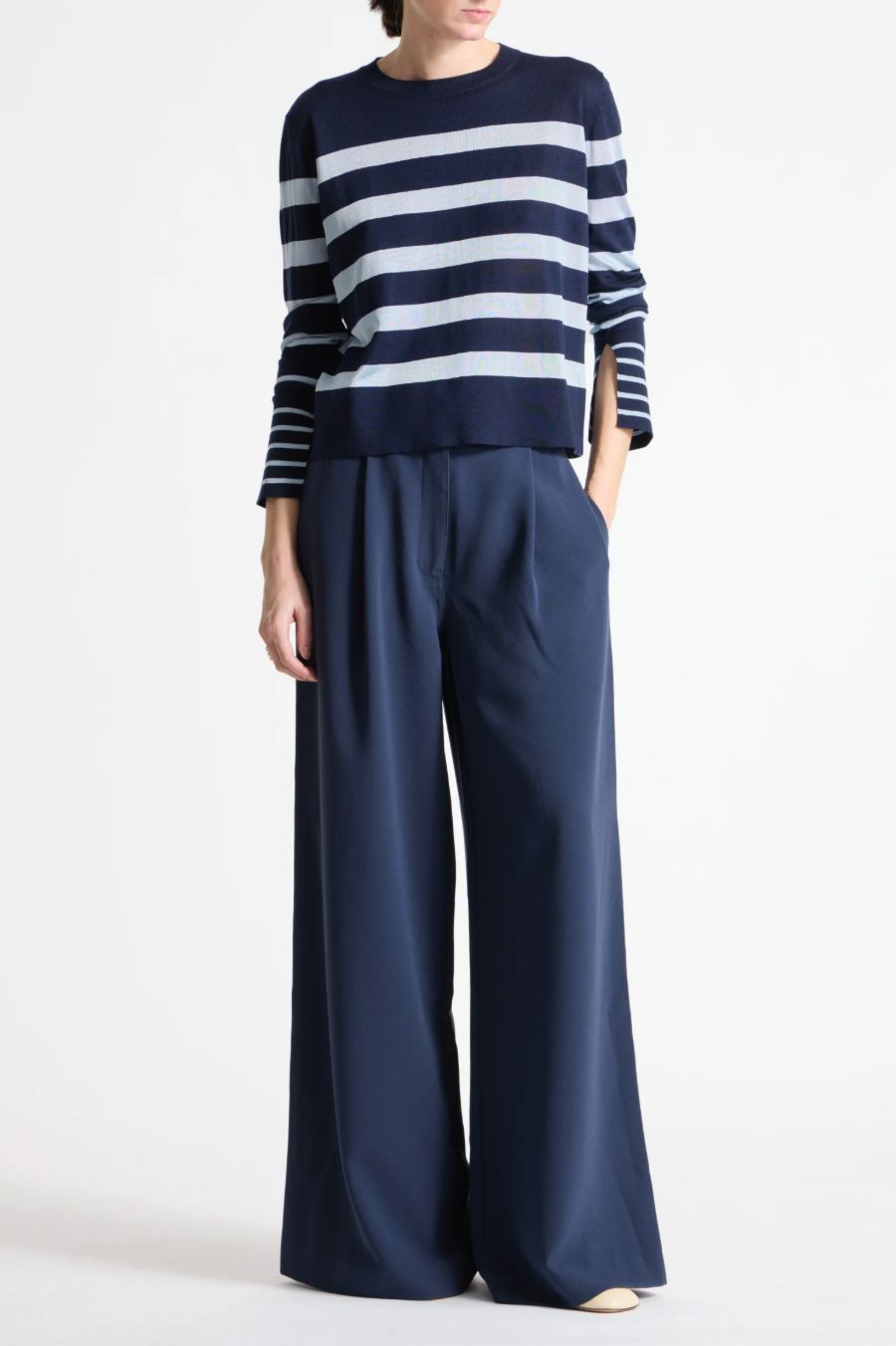 Saint Art Odette Striped Knit Sweater