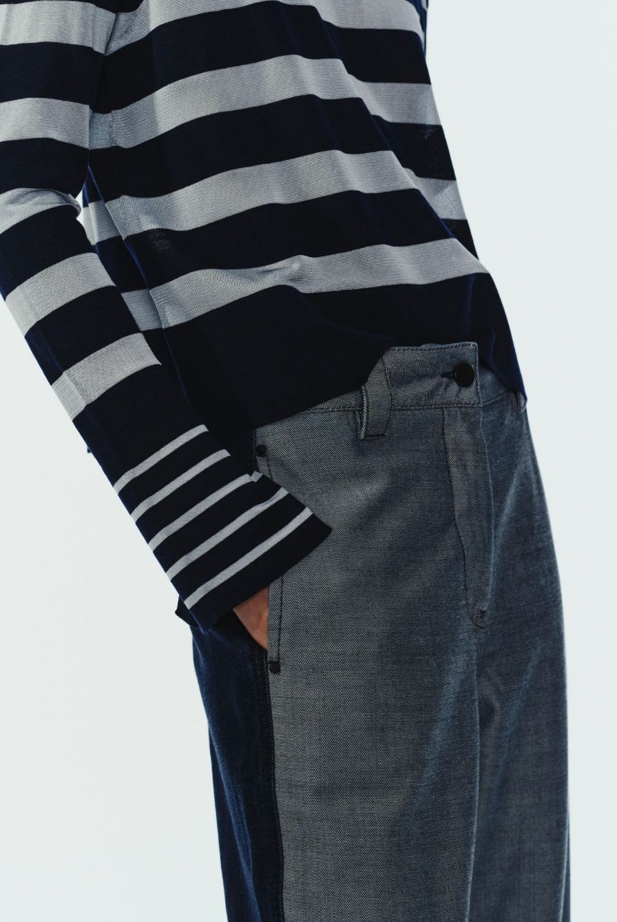 Saint Art Odette Striped Knit Sweater