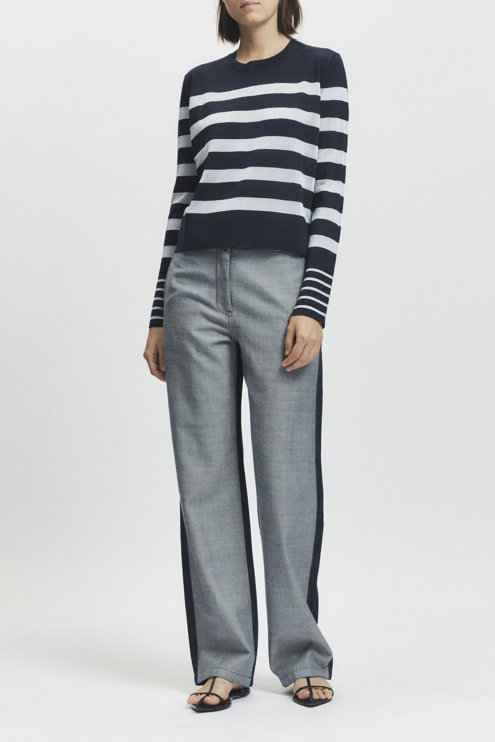 Saint Art Odette Striped Knit Sweater