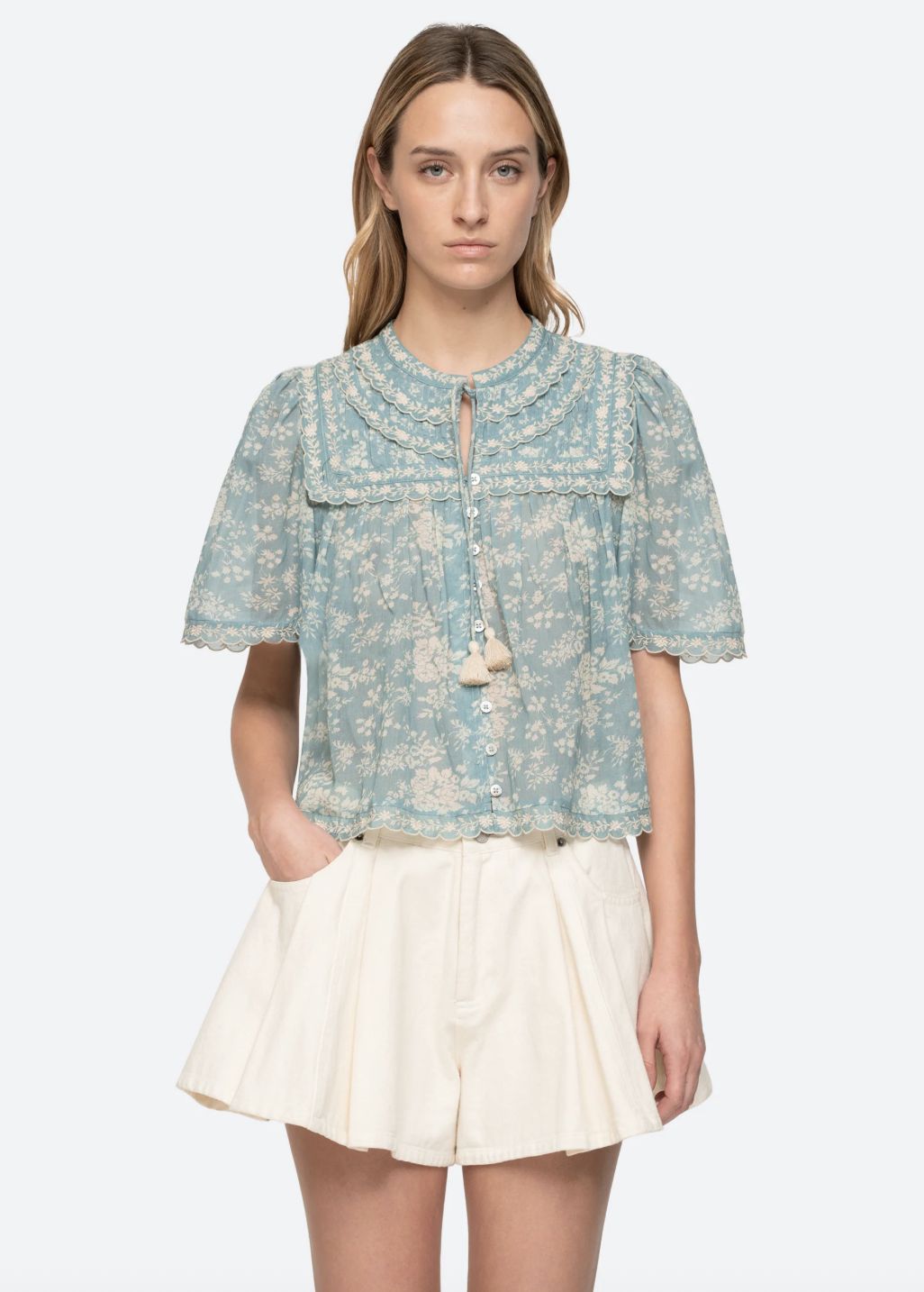 Sea-NY Kirsten Print Top