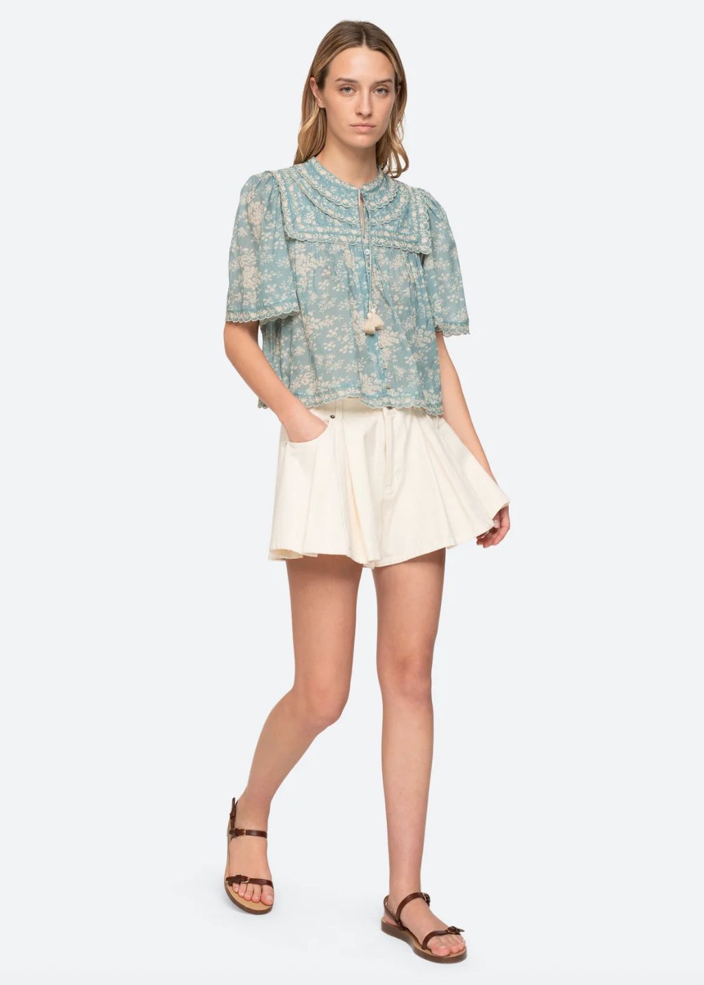 Sea-NY Kirsten Print Top