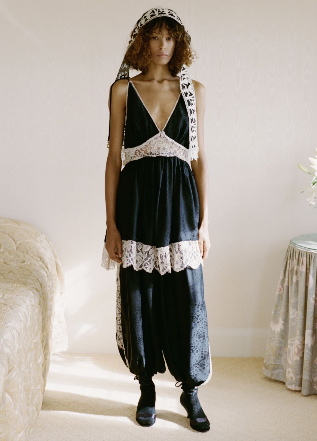 Sea-NY Ethel Solid Mini Dress