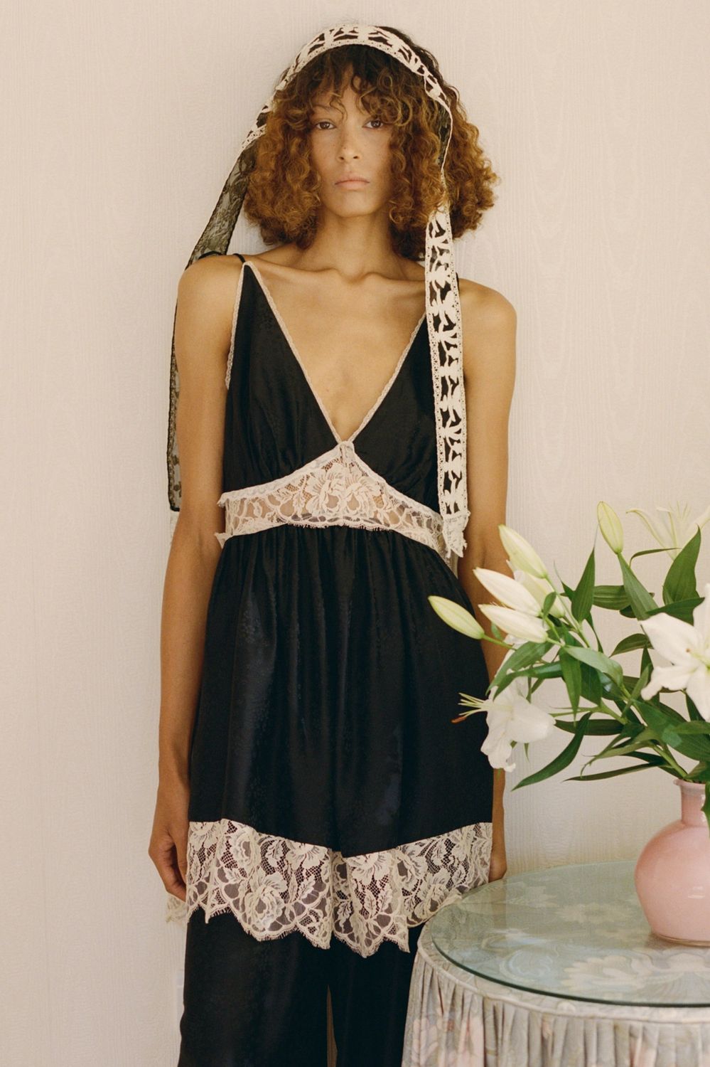 Sea-NY Ethel Solid Mini Dress, Color: Black, Size: 0