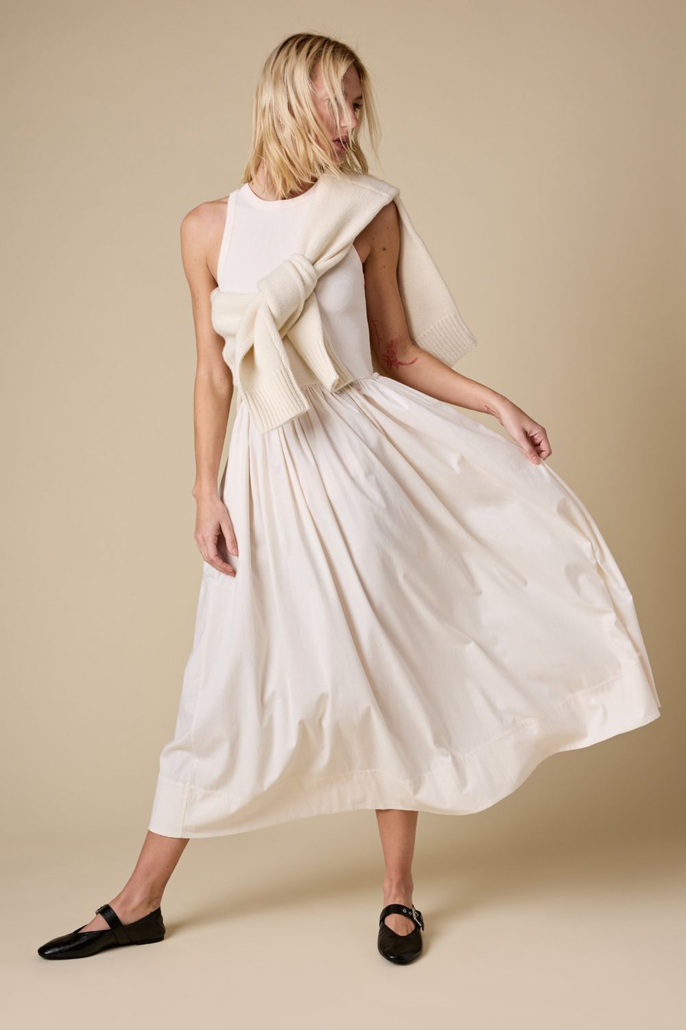 Sold Out RSVP Dress, Color: Cream, Size: XS