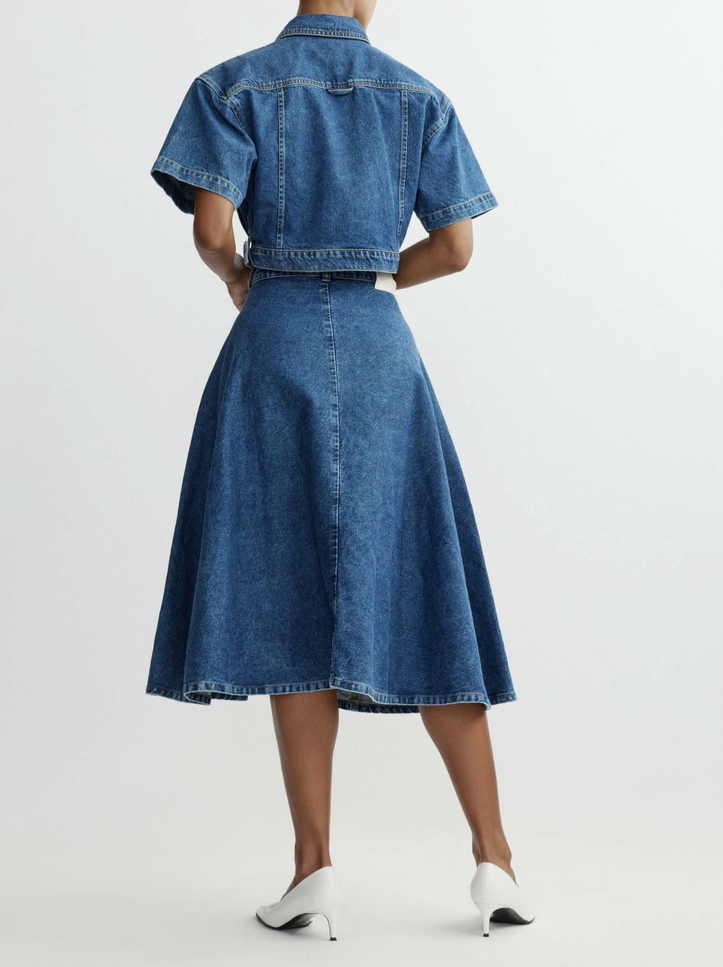 DL1961 Peonie Midi Skirt in North Beach