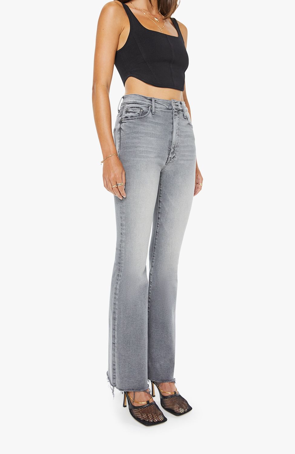 Mother High Rise Weekender Fray in Catch Me Outside