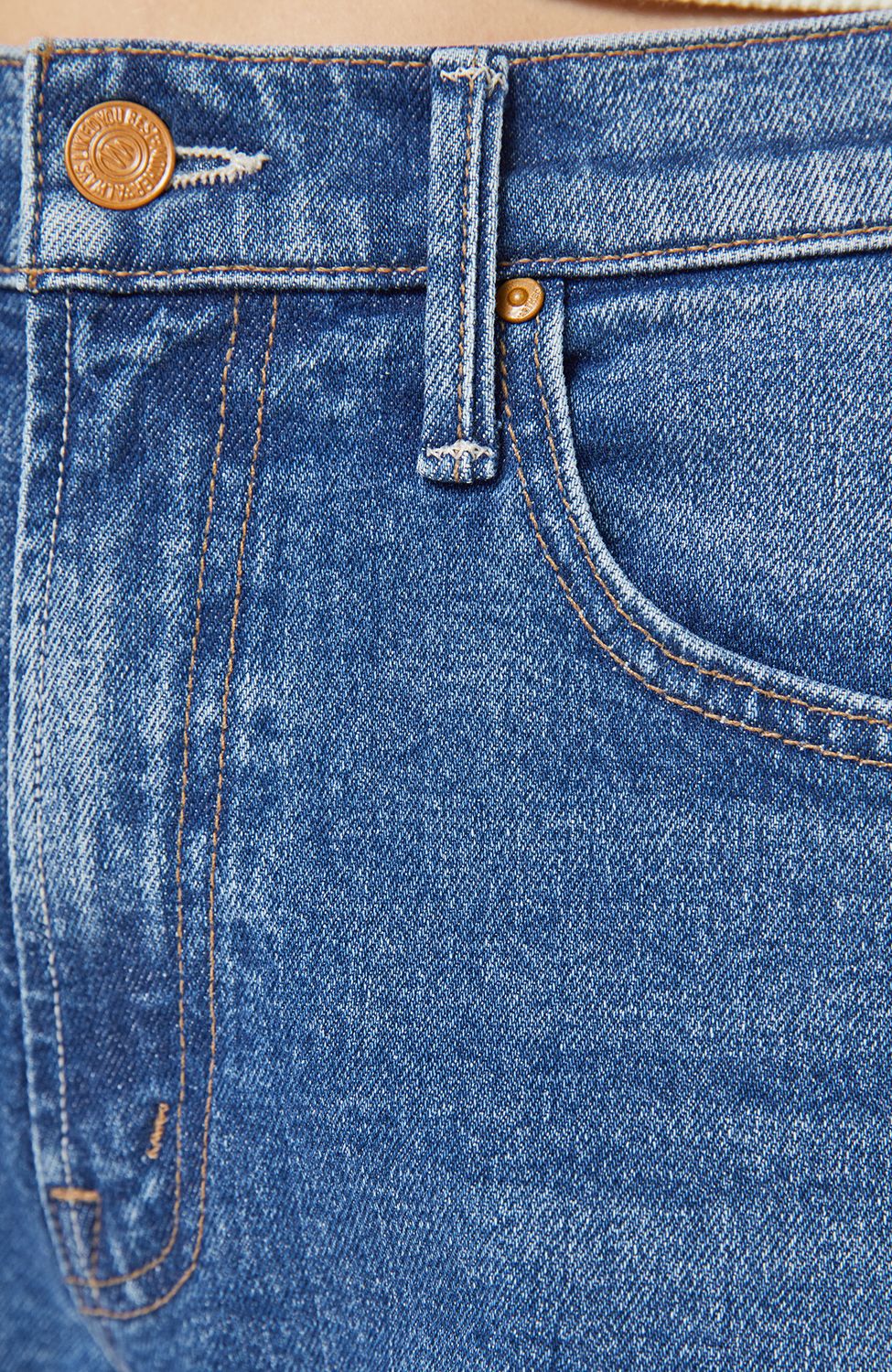 Mother The Mid Rise Lasso Heel Jean in Knick Knack Paddy Whack