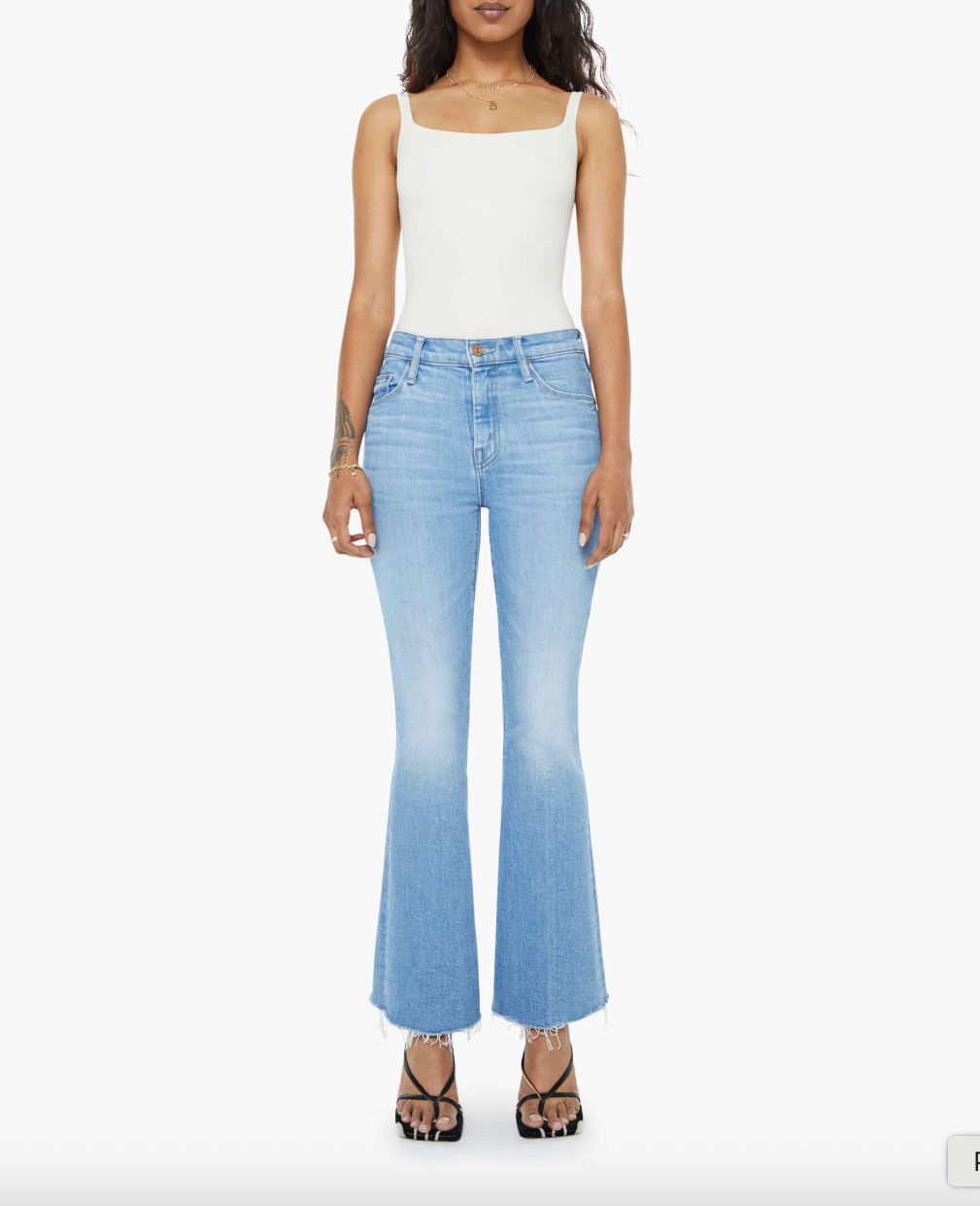Mother Lil Weekender Fray Jean in Satisfy Your Cravings
