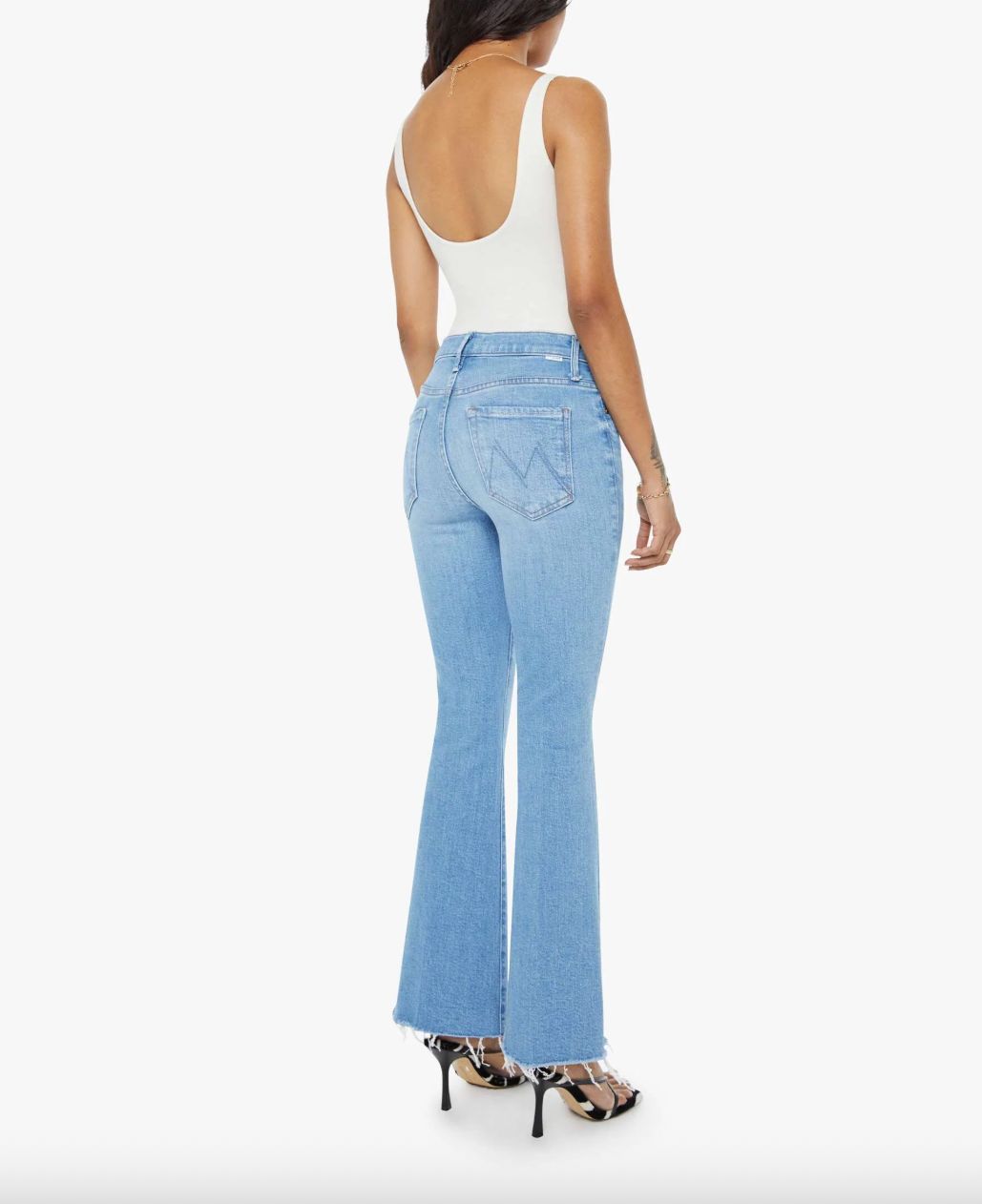 Mother Lil Weekender Fray Jean in Satisfy Your Cravings
