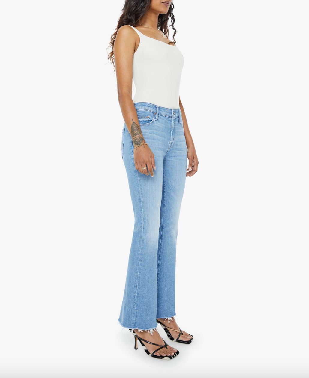 Mother Lil Weekender Fray Jean in Satisfy Your Cravings