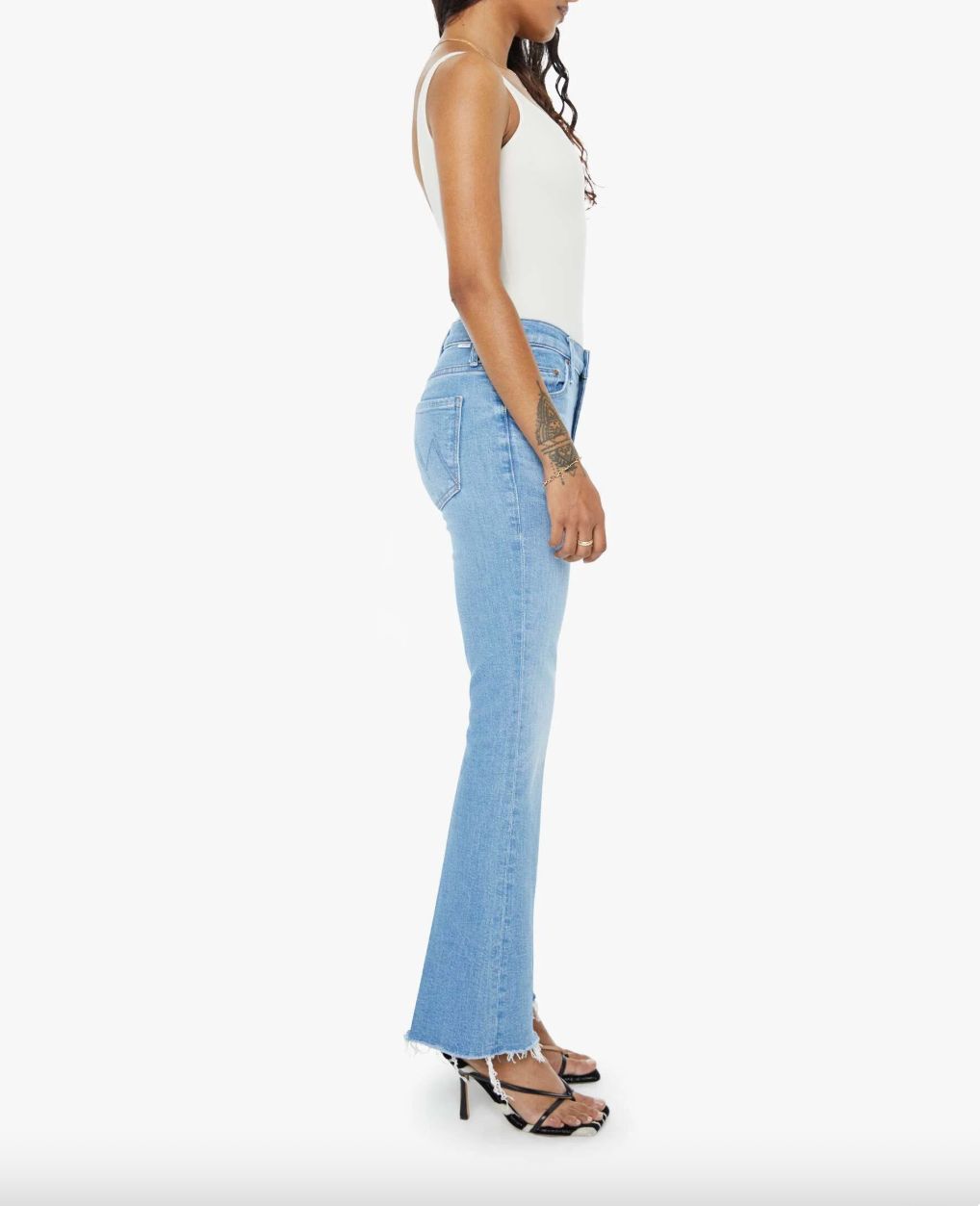 Mother Lil Weekender Fray Jean in Satisfy Your Cravings