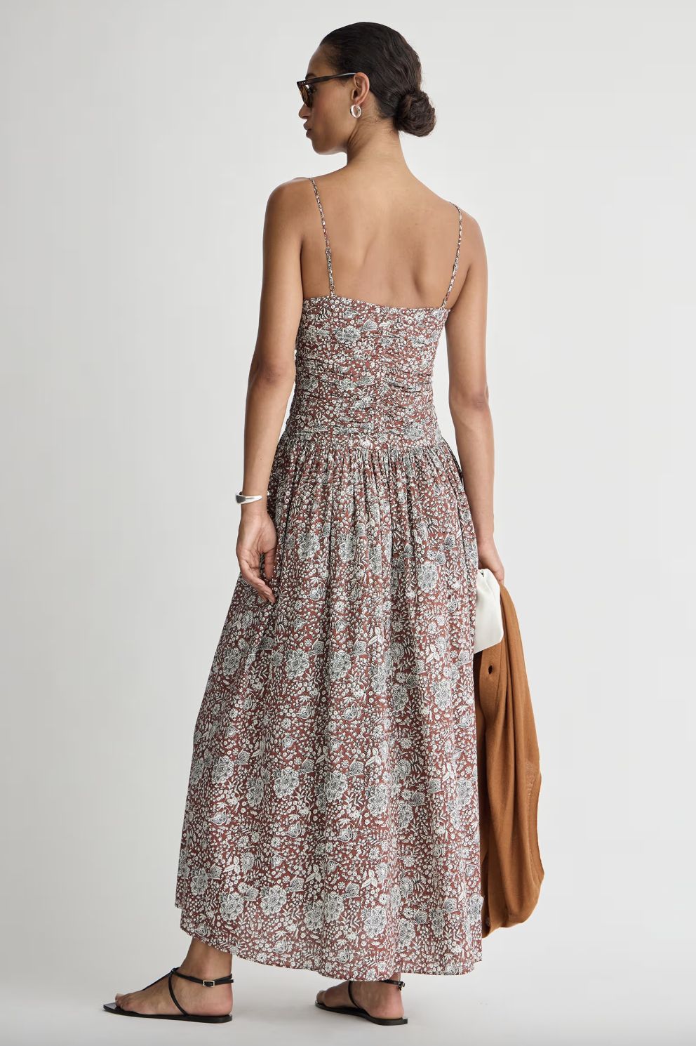 Apiece Apart Jana Ruched Bodice Maxi