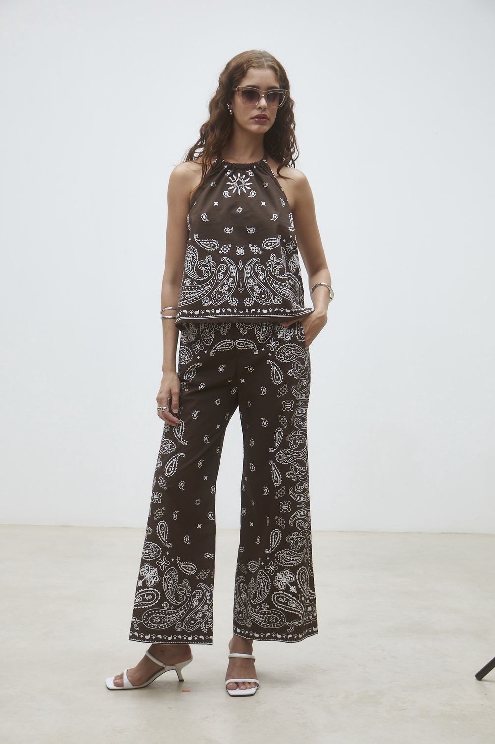 Suncoo Jessy Bandana Pant, Color: Choco, Size: T0