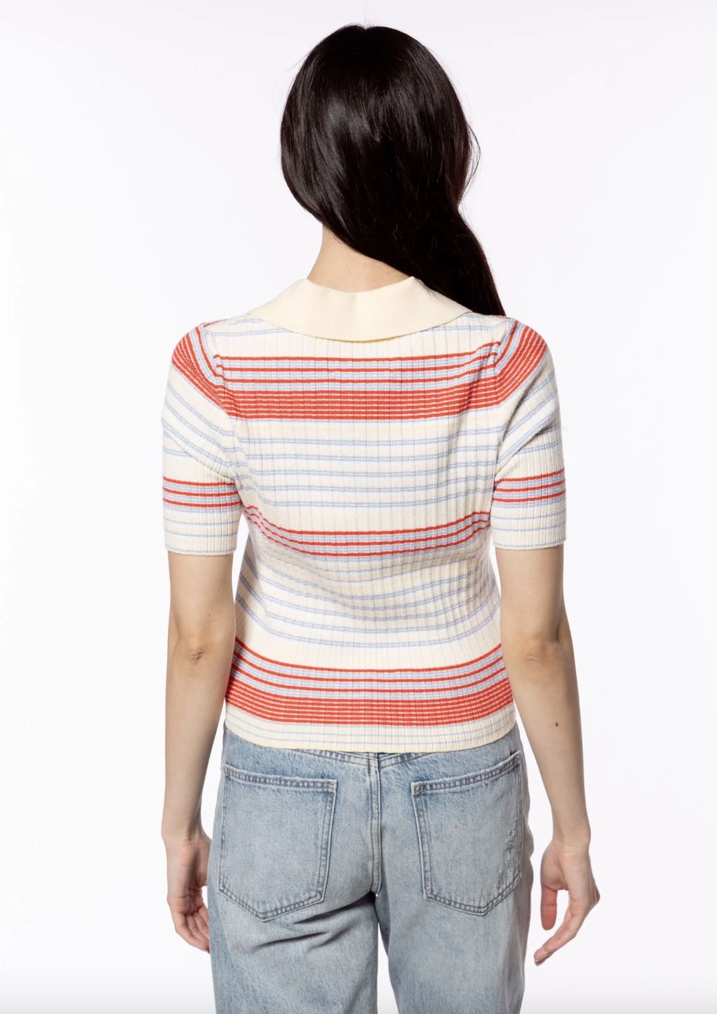 525 America Giselle Stripe Polo