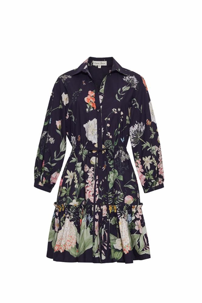 Cara Cara Robin Dress, Color: Bloomsfield Navy, Size: XS