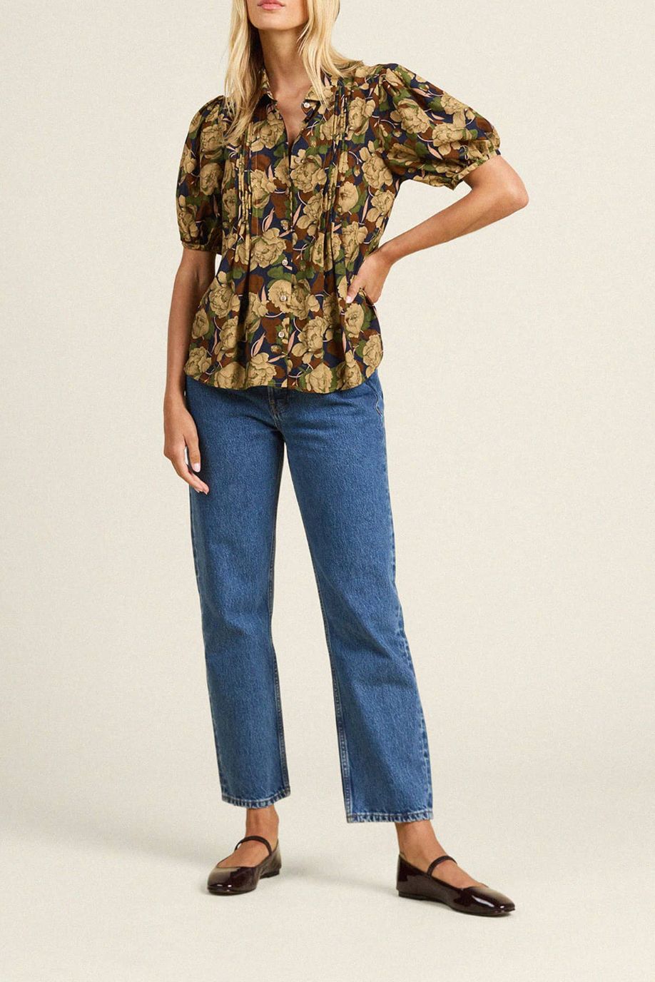 Trovata Nadine Blouse in Verbena Vail