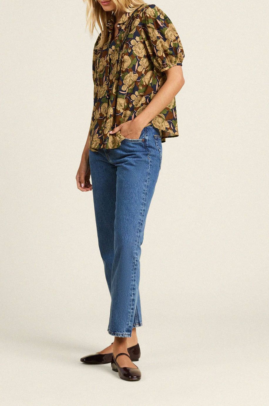 Trovata Nadine Blouse in Verbena Vail