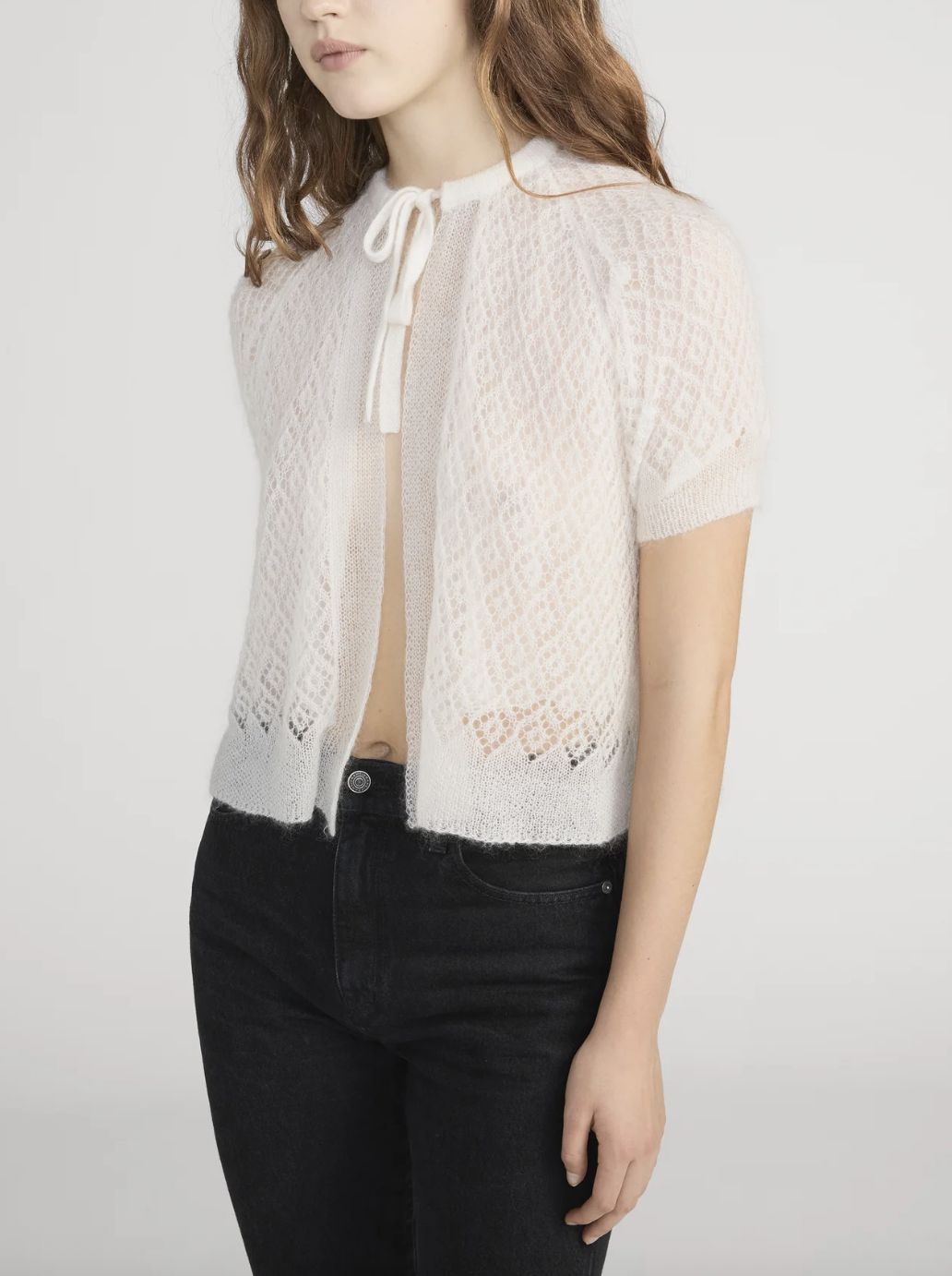 Frame Delicate Tie Sweater