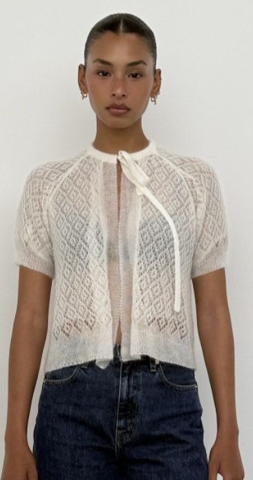 Frame Delicate Tie Sweater