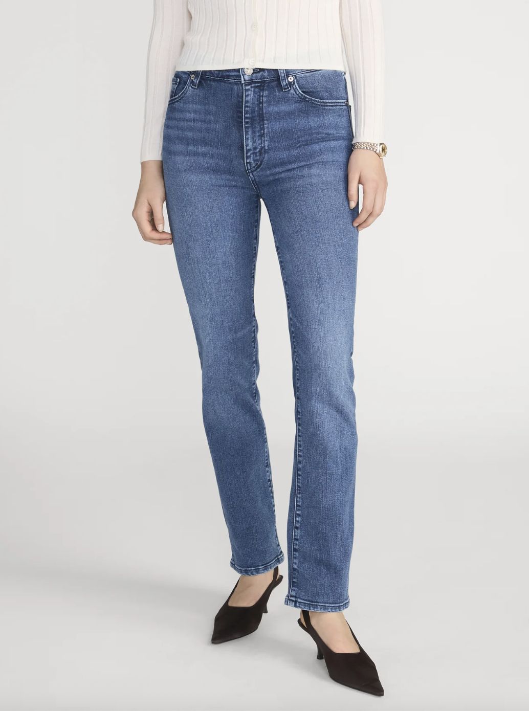 Frame Le Sleek Straight Jean in Ease