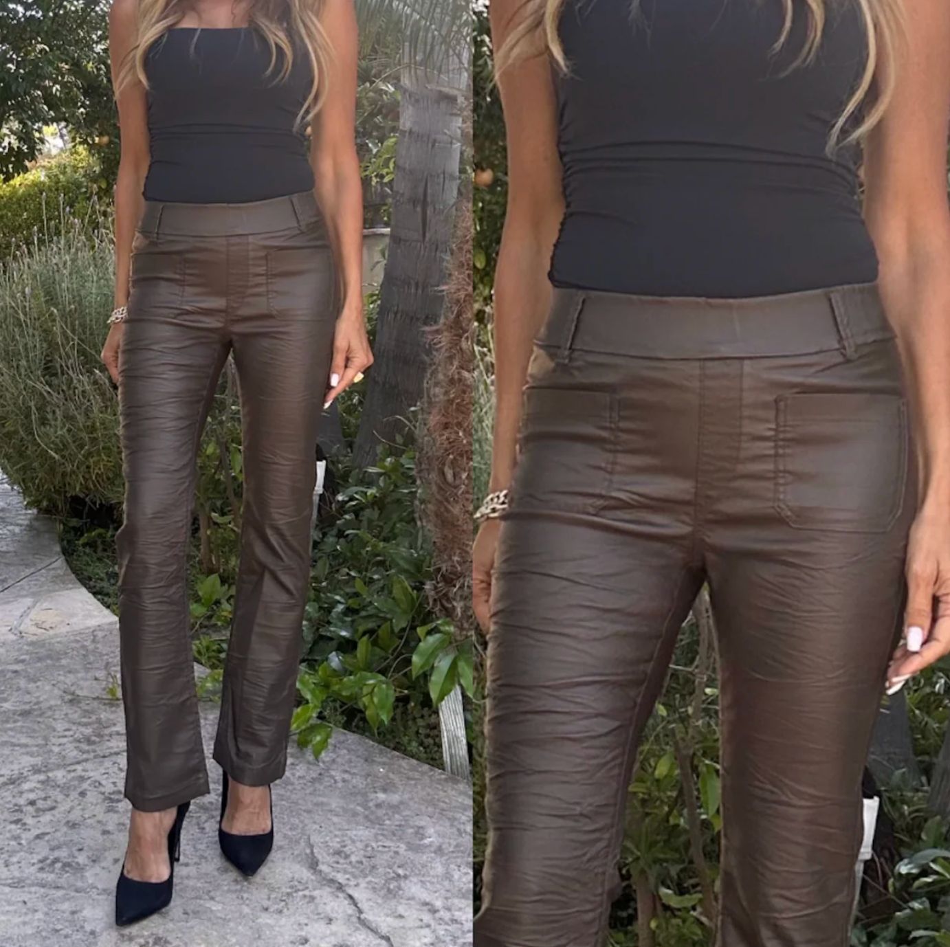 Bevy Flog Jerome Pant in Brown Vegan