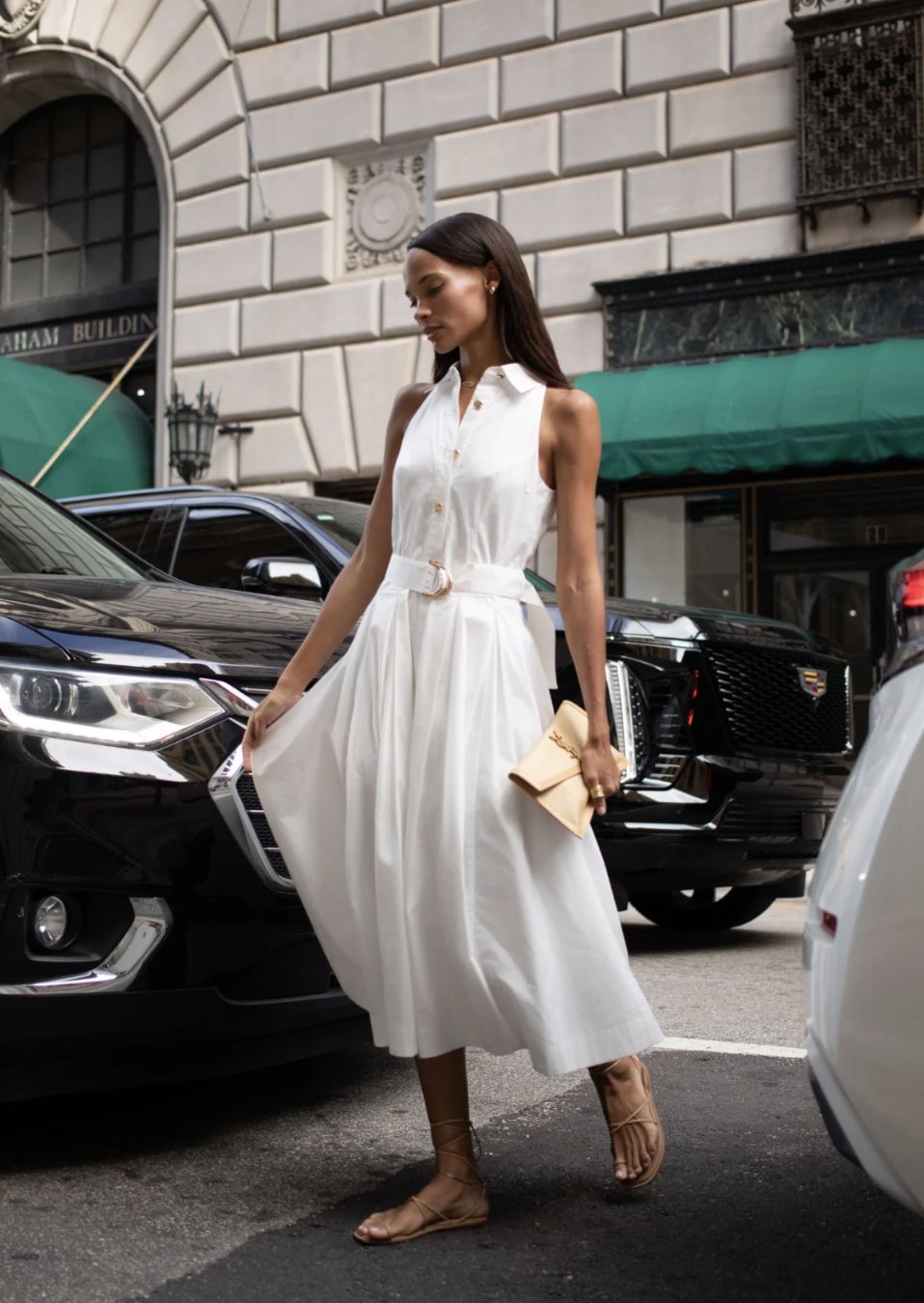 Karina Grimaldi Zarae Solid Dress