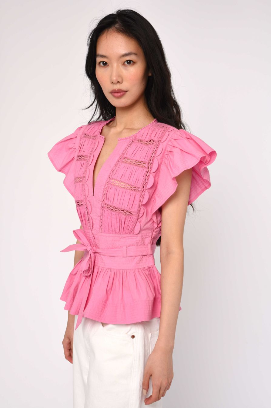 Love the Label Madelyn Top in Roseblum