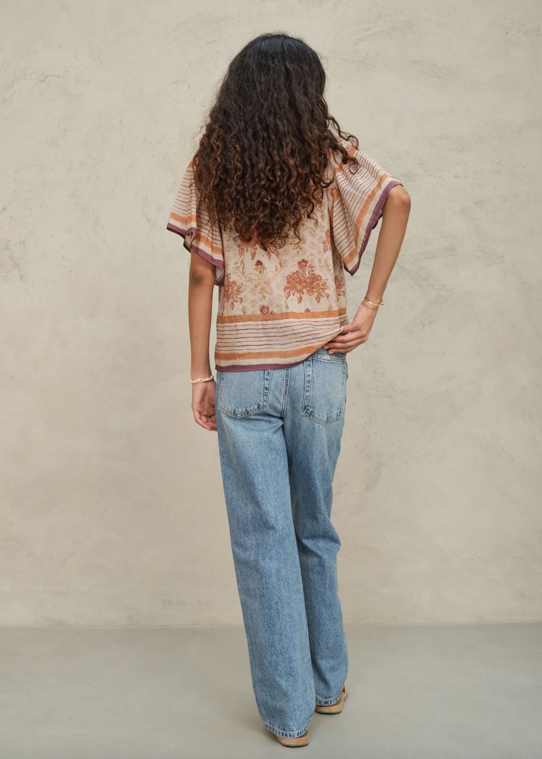 M.A.B.E. Aubrie Short Sleeve Top