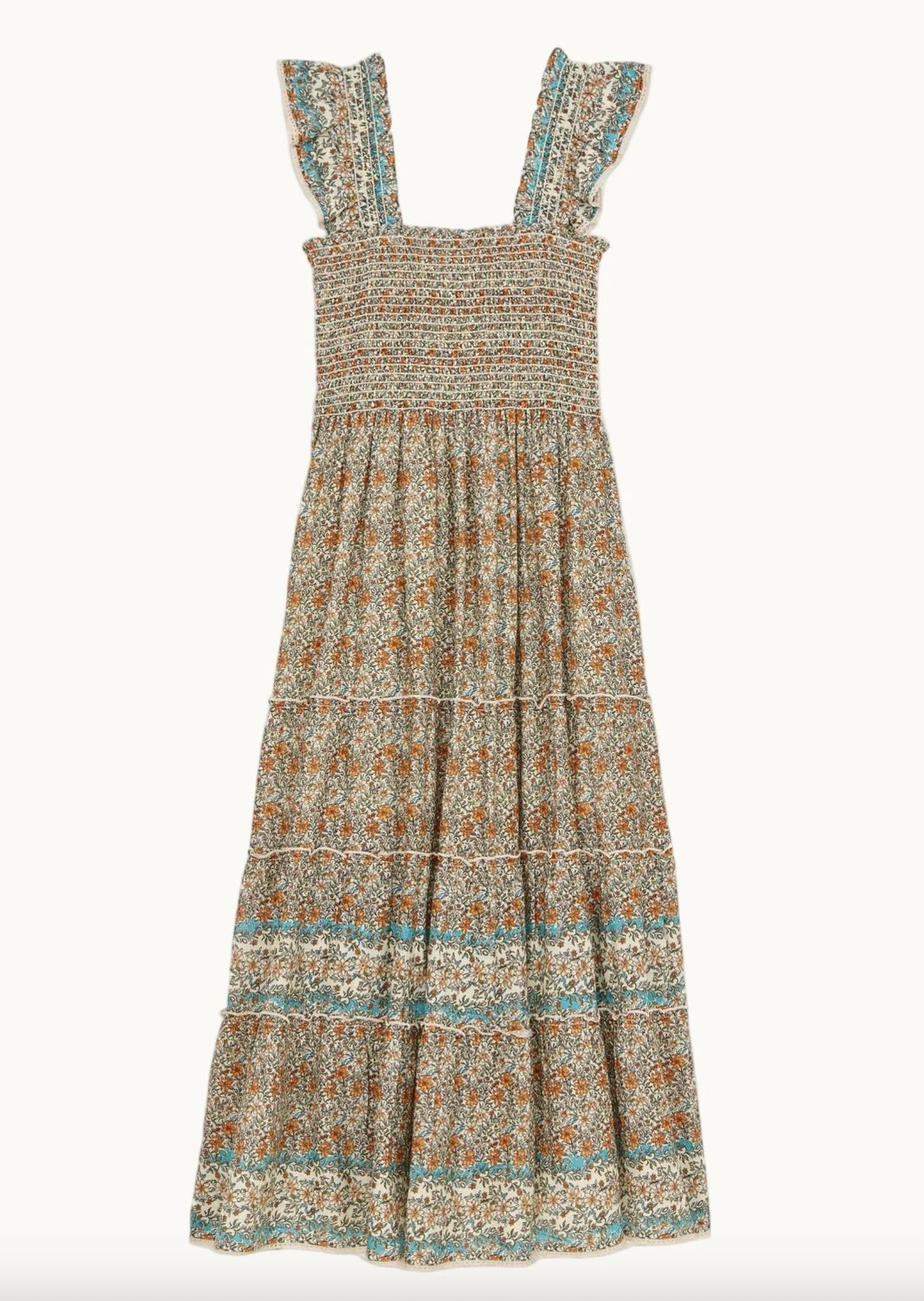 M.A.B.E. Jaci Print Maxi Dress