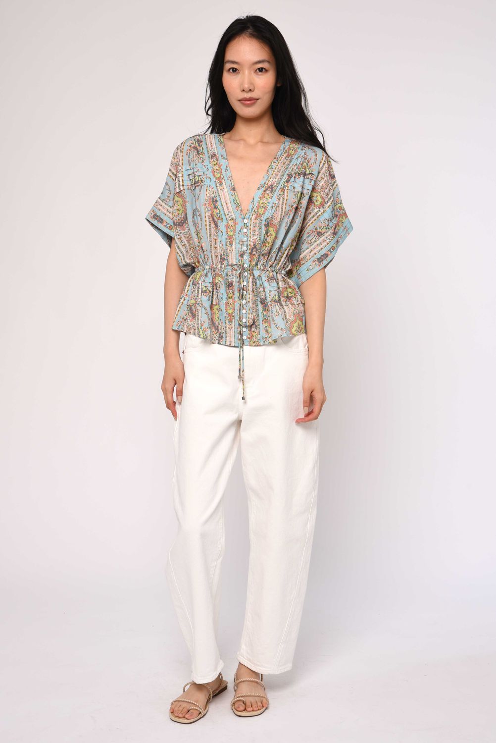 Love the Label Robin Blouse, Color: Rocco Ruby, Size: XS