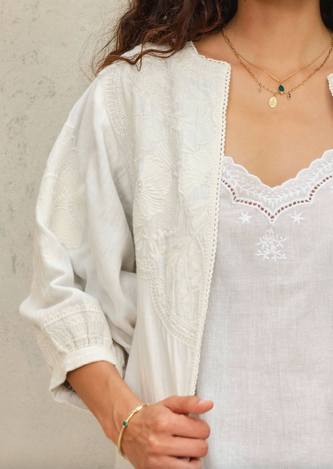 M.A.B.E. Averi Embroidered Jacket
