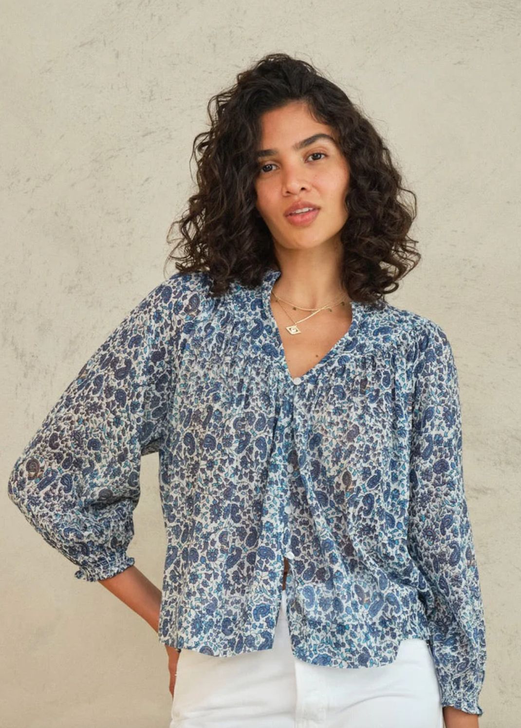 M.A.B.E. Esti Print Top