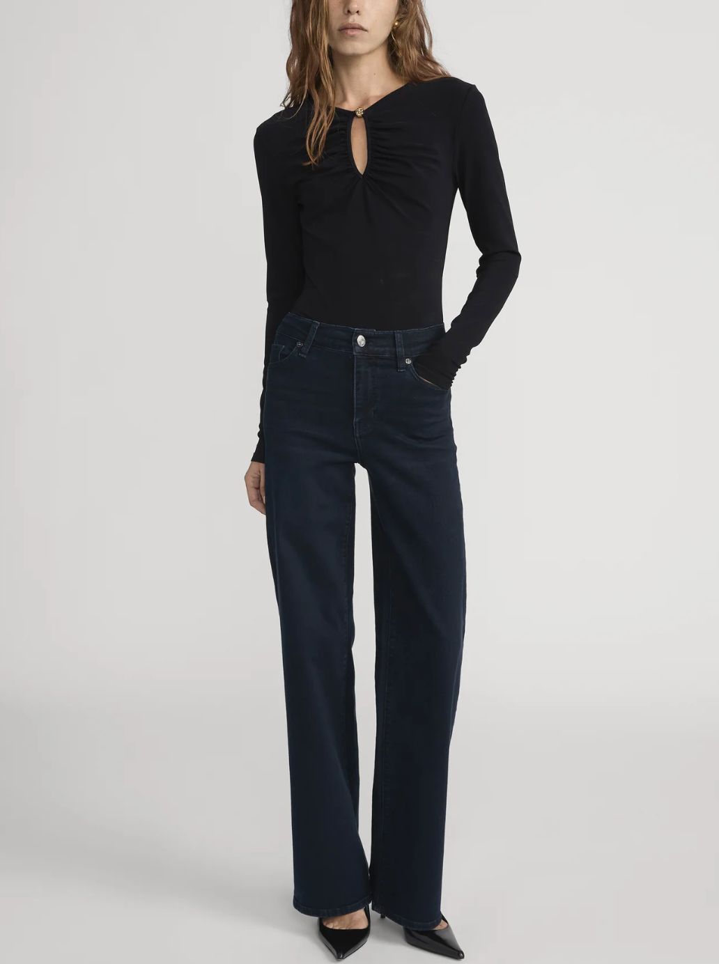 Frame Le Slim Palazzo Jean in Century